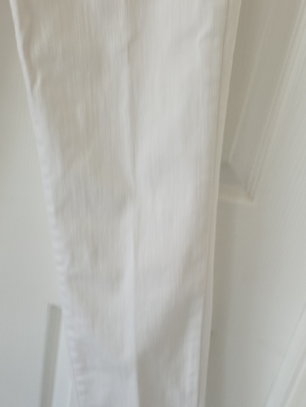 Talbots Straight Leg White Jeans Size 4 - Picture 9 of 16